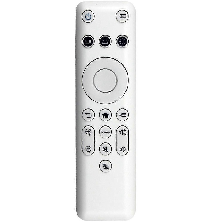 Telecomanda de inlocuire pentru proiector, alb, 2xAAA, material ABS