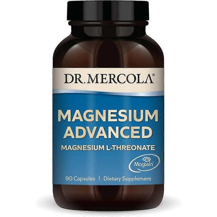 Capsule de Magneziu Avansat, 90 buc, 145 mg, suport pentru sanatatea creierului, somn si calm