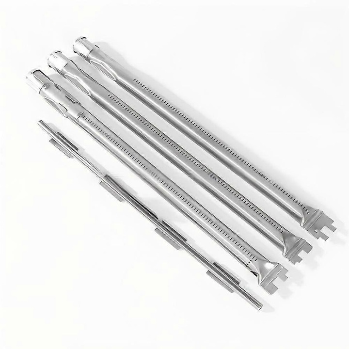 Tub de arzator pentru gratar, 45.7 cm, set 3 arzatoare principale si 1 tub transversal, inox, pentru seria 300