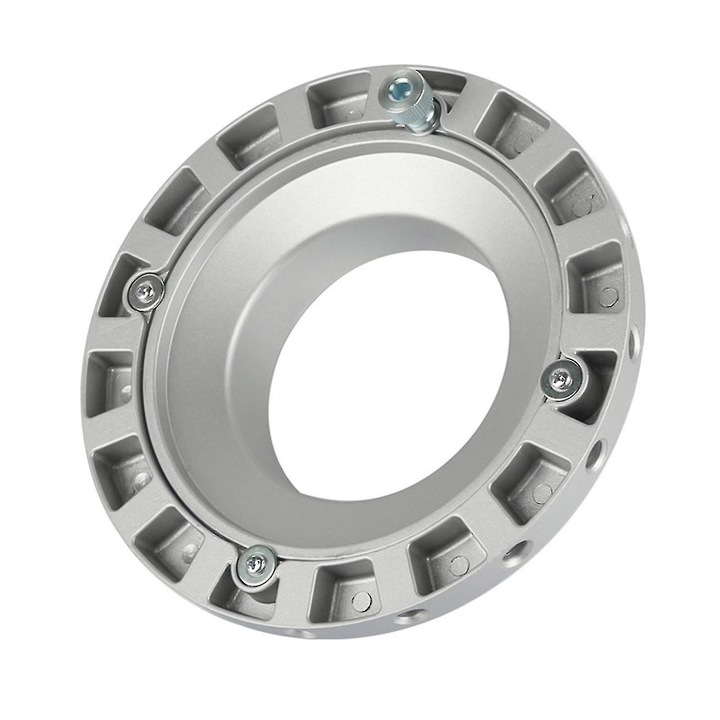 Adaptor Bowens pentru softbox, argintiu, 20x20x6cm