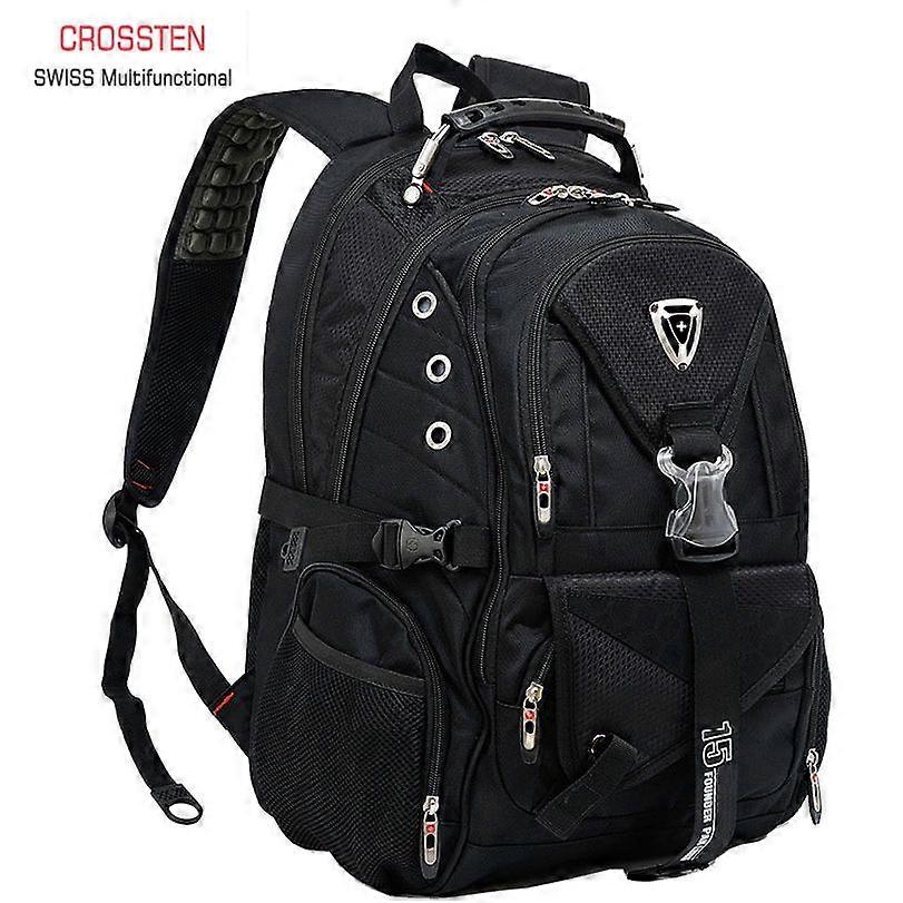 Rucsac laptop multifunctional Swi Style, 15-17 inch, 50x33x24cm, 54x33x24cm, impermeabil, rosu, set