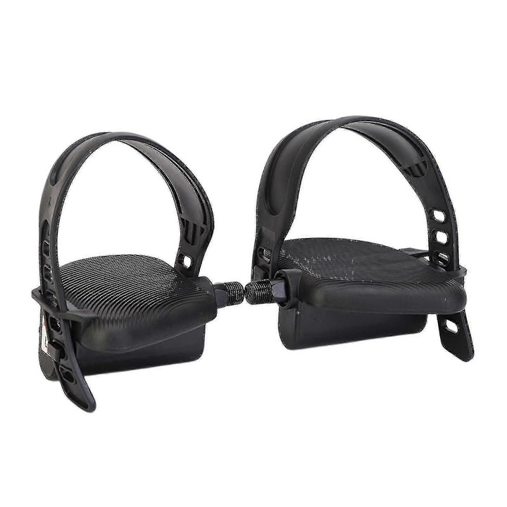 Pedale bicicleta, 11cm x 12.6cm, negru, set 1 pereche