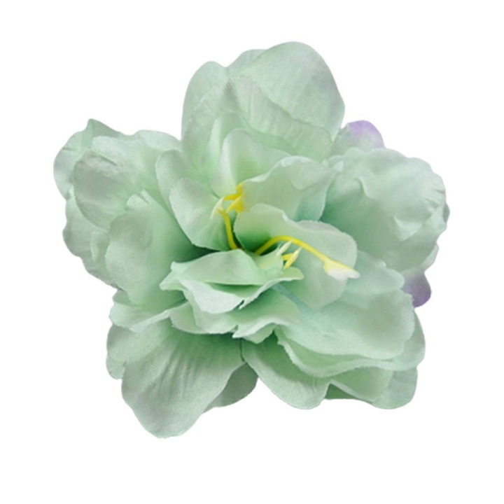 Set 10 plante artificiale peonie, verde malachit, 8x4cm