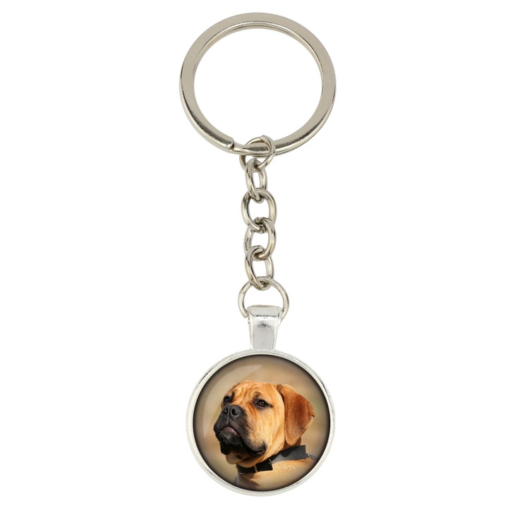 Személyre szabott kulcstartó, Art-Dog, fényképes kulcstartó, fém, 10x2,5cm