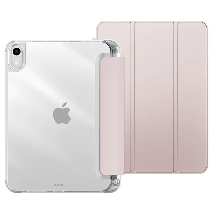 Калъф за таблет, Apple, Хибриден, стойка за писалка, розов, за iPad 10.9 (2022)