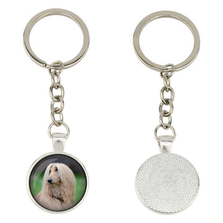 Személyre szabott fotós kulcstartó, Art-Dog, ezüst fém, 10x2.5cm, ajándékdobozban