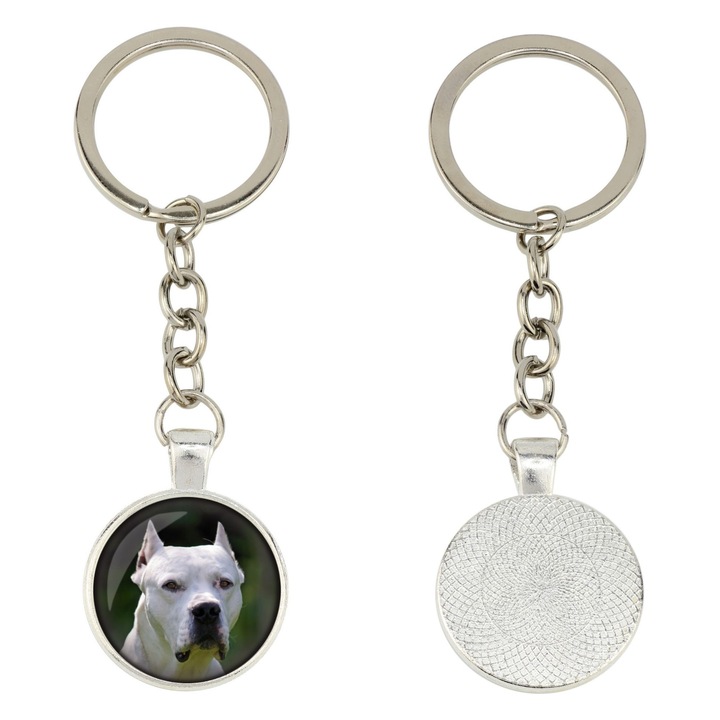 Személyre szabott fényképes kulcstartó, Art-Dog, ezüst, 10x2.5cm, díszdobozban