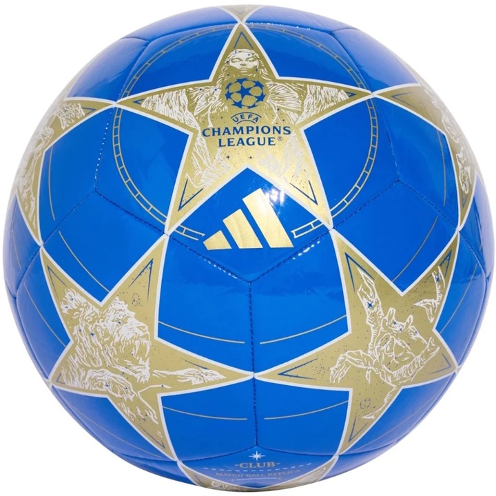 Adidas Finale 25/26 Club focilabda, kék/arany, 5
