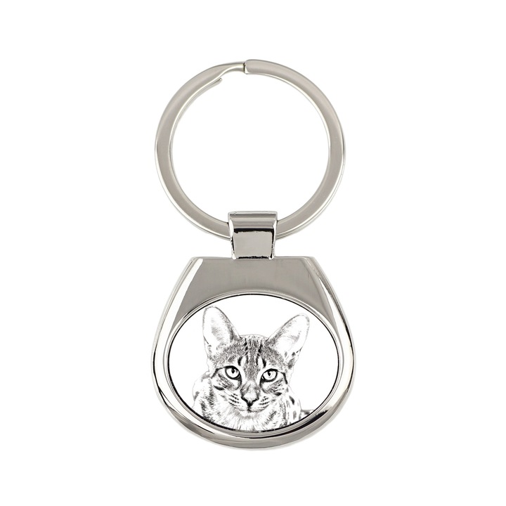 Kulcstartó személyre szabással, Art-Dog, állatos design, fém, 3,4x3,7cm