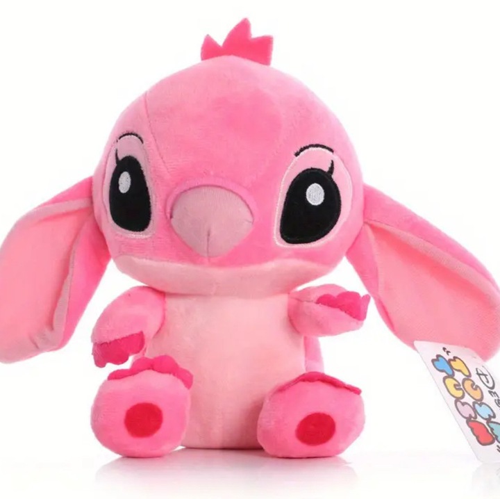 Jucarie plus, import, Lilo & Stitch, 12 cm, Roz