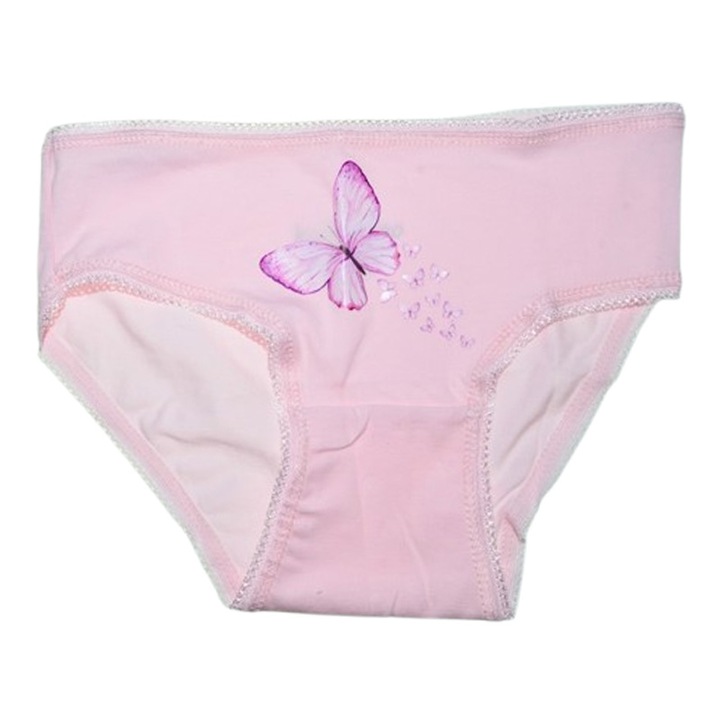 Pamut bugyi, lányoknak, Mini Junior CHL2508, Rózsaszín 121795