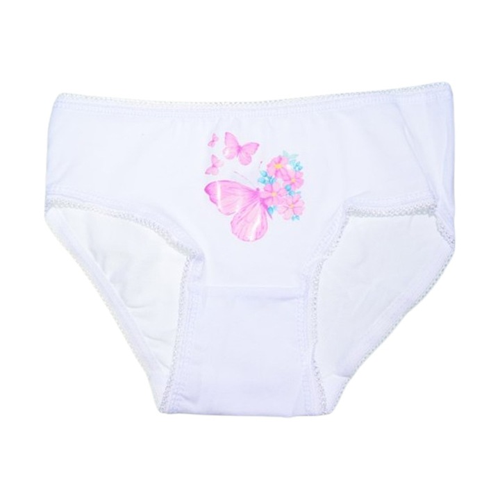 Pamut bugyi lányoknak, Mini Junior CHL2508A, Fehér 121807