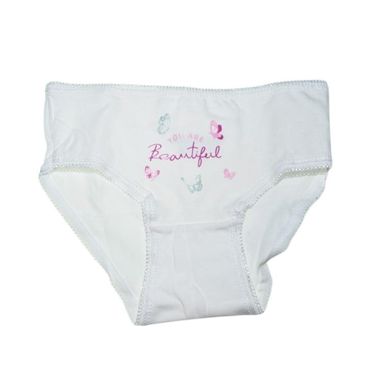 Pamut bugyi, lányoknak, Mini Junior CHL2508C, Krém 121809