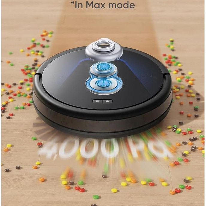 Eufy G50 Hybrid – Aspirator robot cu functie de mop si putere de aspirare de 4.000Pa, navigatie dinamica, ideal pentru parul de animale