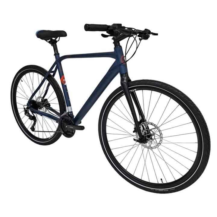 Bicicleta Sosea Graveler Man, 28 inch, Aluminiu, 3x8 viteze, Albastru/Negru, L