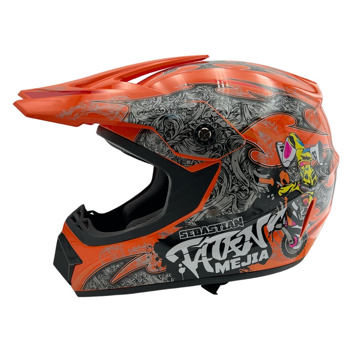 Casca cross/atv copii Mejia portocaliu marime L