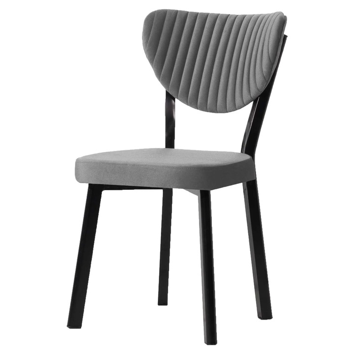 Стол Мар, Кафене, Ресторант, Кухня, Всекидневна, Метал, Текстил Babyface, Тъмно сив