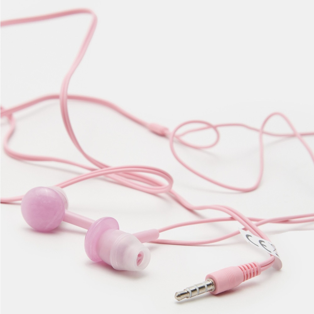 Căști audio Sinsay ZA655‑30X 2026505 16121-23, In‑Ear, Jack de 3.5mm, 108 dB, 1.2 m, Roz