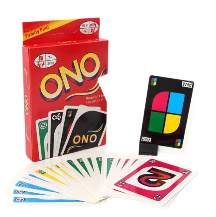 ONO kártyajáték, klasszikus stratégia, interaktív póker, társasjáték 2-10 játékos számára, családi összejövetel