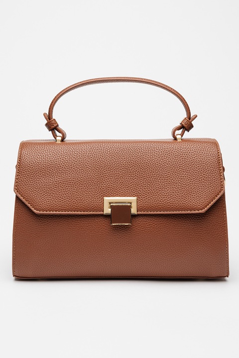 Francesca Rossi, Levehető pántos műbőr válltáska, Barna