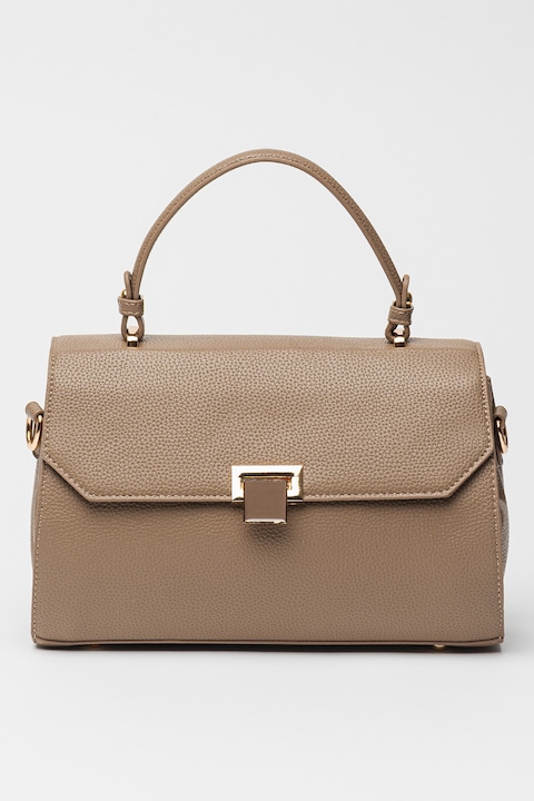 Francesca Rossi, Levehető pántos műbőr válltáska, Khaki