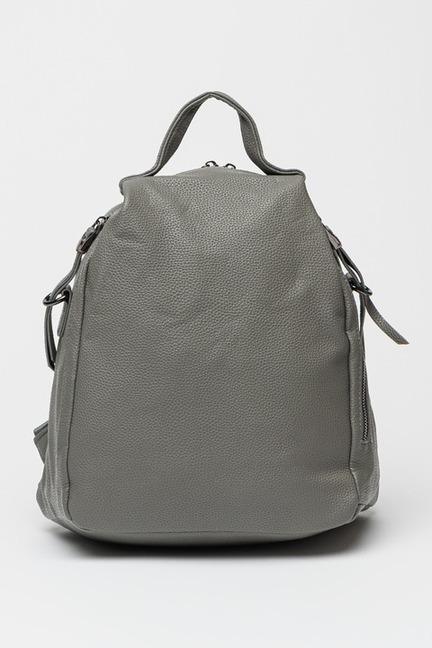 Francesca Rossi, Rucsac de piele ecologica cu barete detasabile, Gri