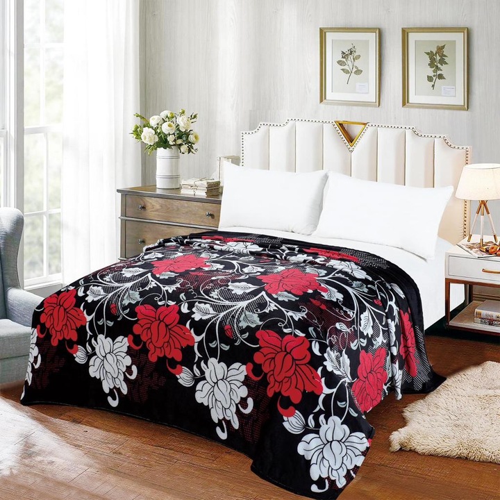Patură Cocolino Premium, Microfibra Plusată, 200x230cm, Caldă, Elegantă