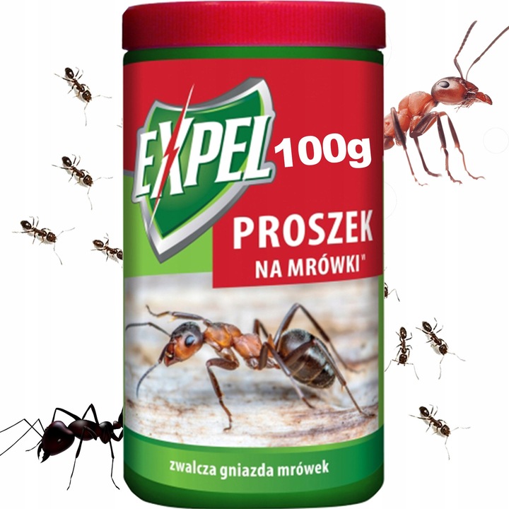 Insecticid EXPEL, pulbere pentru furnici, 100g, utilizare interioara si exterioara
