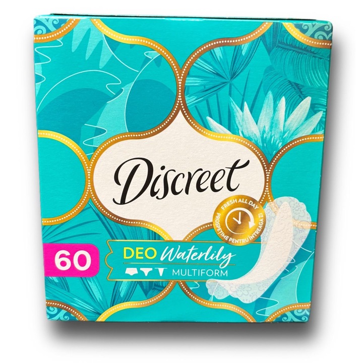 Absorbante zilnice Discreet Deo Waterlily, 60 buc