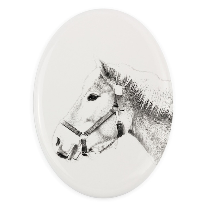 Placa memoriala pentru animale, Art-Dog, ceramica