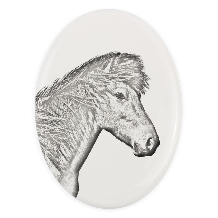 Placa memoriala pentru animale, Art-Dog, ceramica