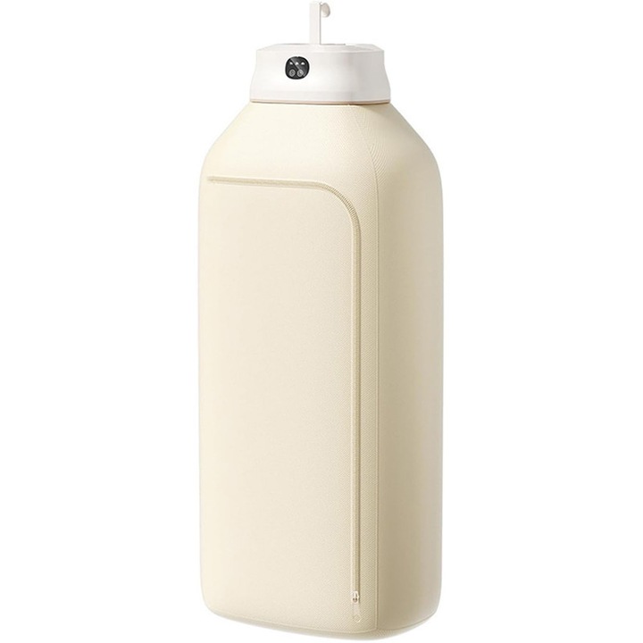 Електрическа преносима сушилня за дрехи Rqiurpn, капацитет 10кг, бързо сушене, бял/бежов, 115x48x19см