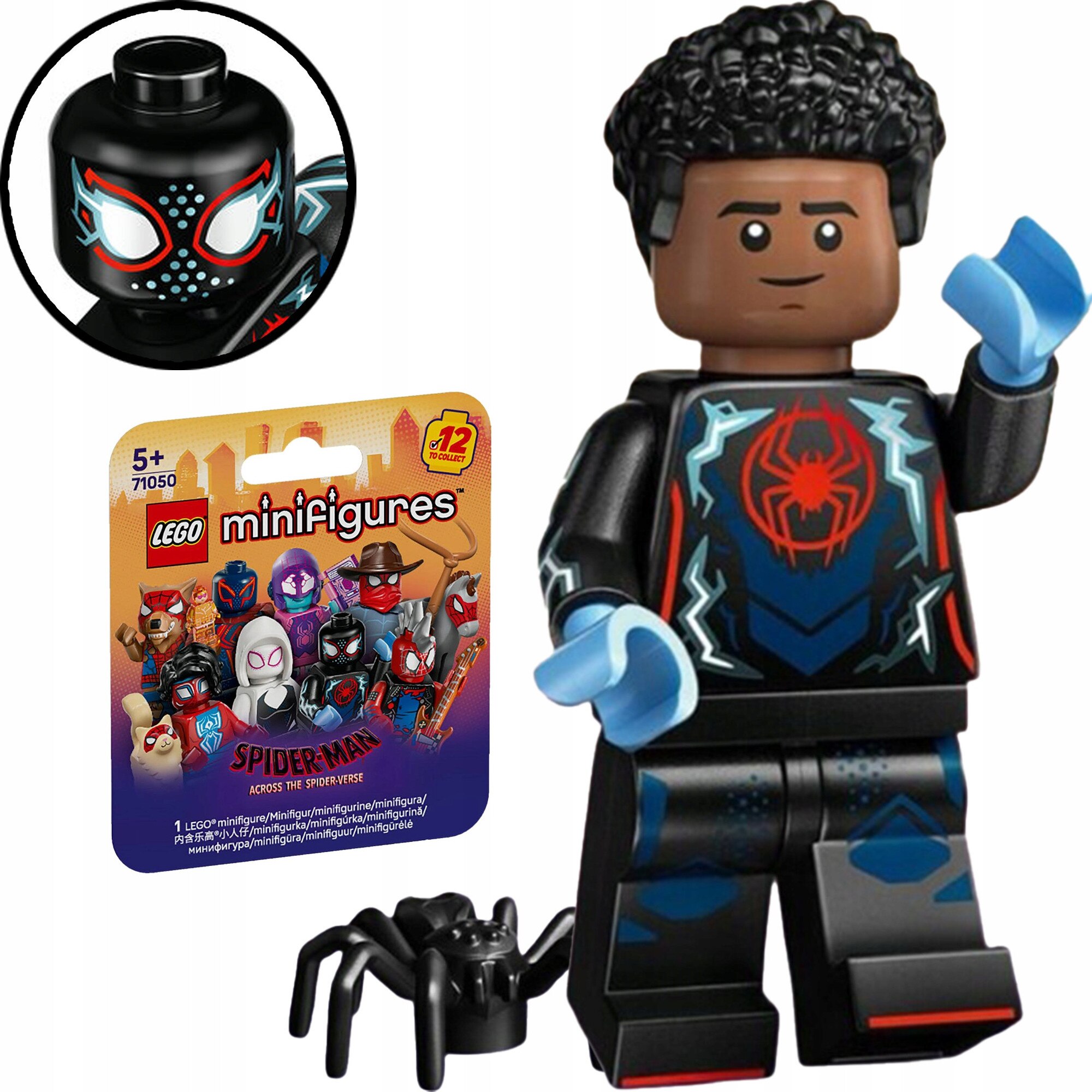Mini figurina LEGO Minifigures, Miles Morales/Spider-Man #1 - eMAG.ro