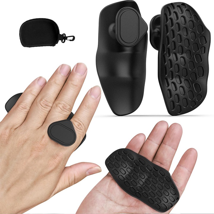 Manusi Fitness Antiderapante din Silicon, Tampon antiderapant din silicon pentru palme, Manere antiderapante pentru antrenament, Unisex Rubber Gloves, Protectie pentru palme pentru ridicarea greutatilor, Tractiuni, Indreptari si Crossfit