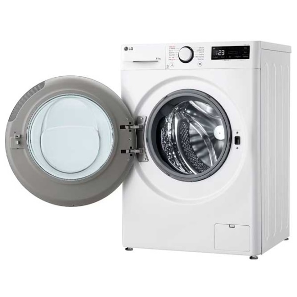 Masina de spalat rufe cu uscator LG F2DR509S1W, 9kg spalare/5kg uscare, 1200 rpm, Alb, 600x850x475mm