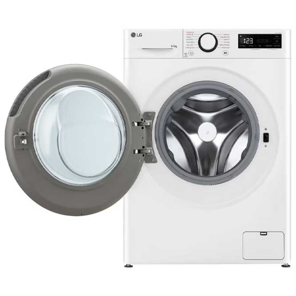 Masina de spalat rufe cu uscator LG F2DR509S1W, 9kg spalare/5kg uscare, 1200 rpm, Alb, 600x850x475mm