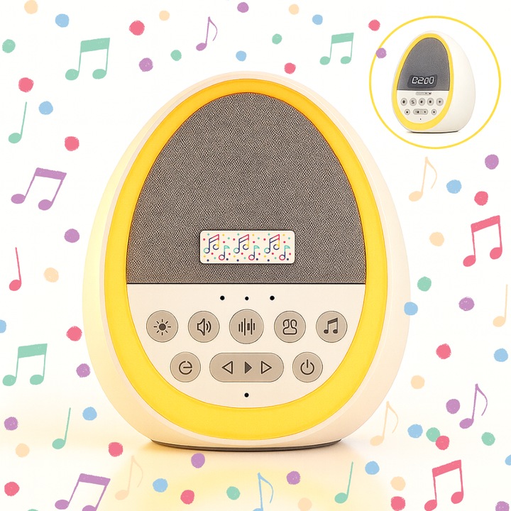 Dispozitiv sunete albe Nuvora HiFiD High Quality, Sunete Naturale, Ideal Copii si Adulti, Portabil