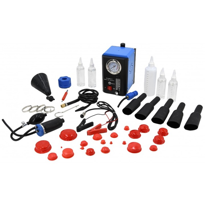 Generator de fum Magnus, tester auto, compresor incorporat, alimentare 12V, set cu accesorii