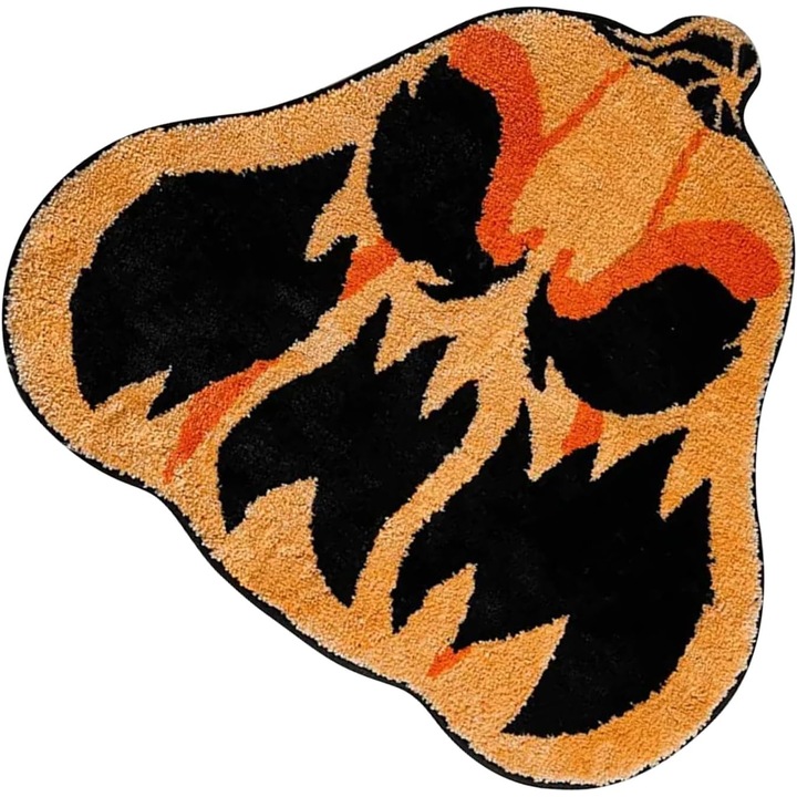 Covoras de baie cu fantome de Halloween (45*60cm), dovleac malefic, covor de baie de Halloween, covoras de dus absorbant antiderapant, covoras super absorbant pentru podea de grajd, protectie pentru locuinta persoanelor in varsta