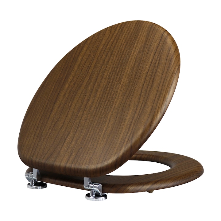 Капак за тоалетна чиния Fanmitrk, MDF, 433x368 мм