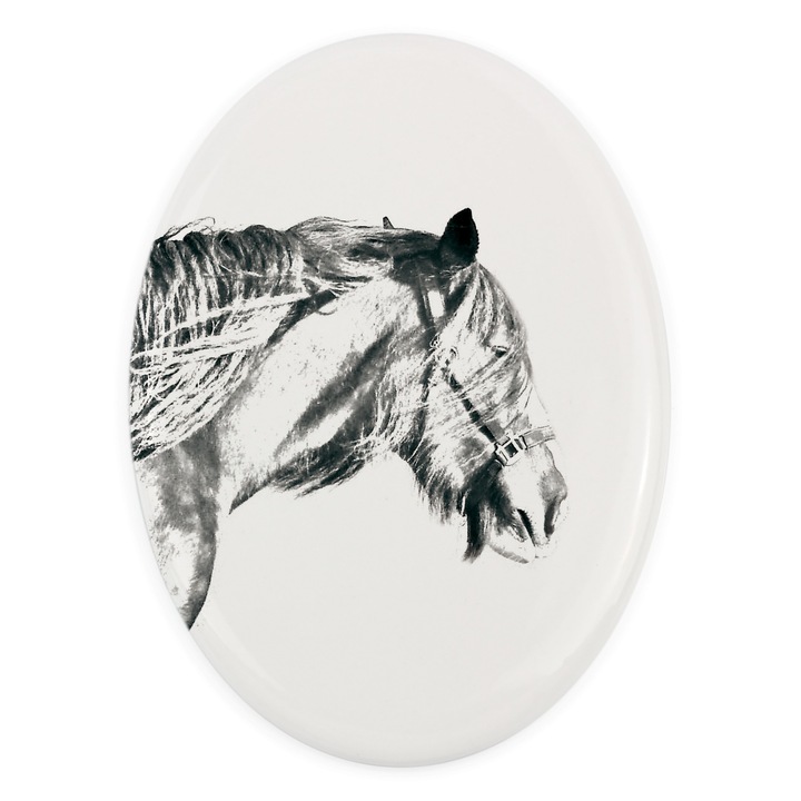 Placa memoriala pentru animale, Art-Dog, ceramica