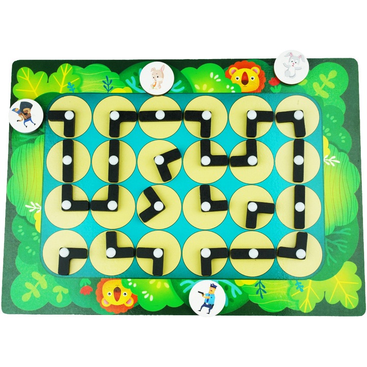 Joc de logica, KinderSafe, gaseste drumul, dimensiuni 30x23cm