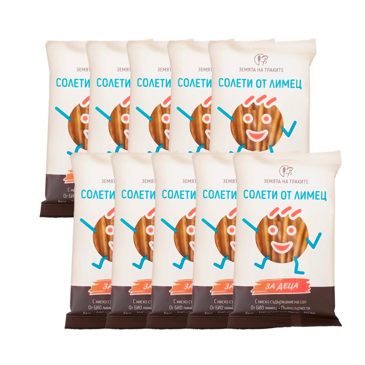 Комплект солети от био лимец за деца, Земята на траките, 10 броя