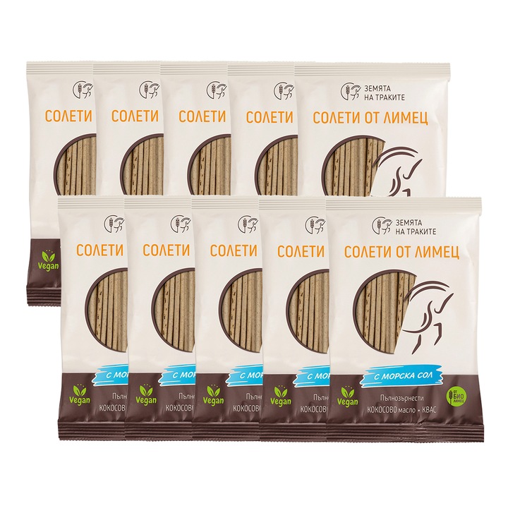 Комплект солети от БИО лимец с Морска сол, Земята на траките, 45 г, 10 броя