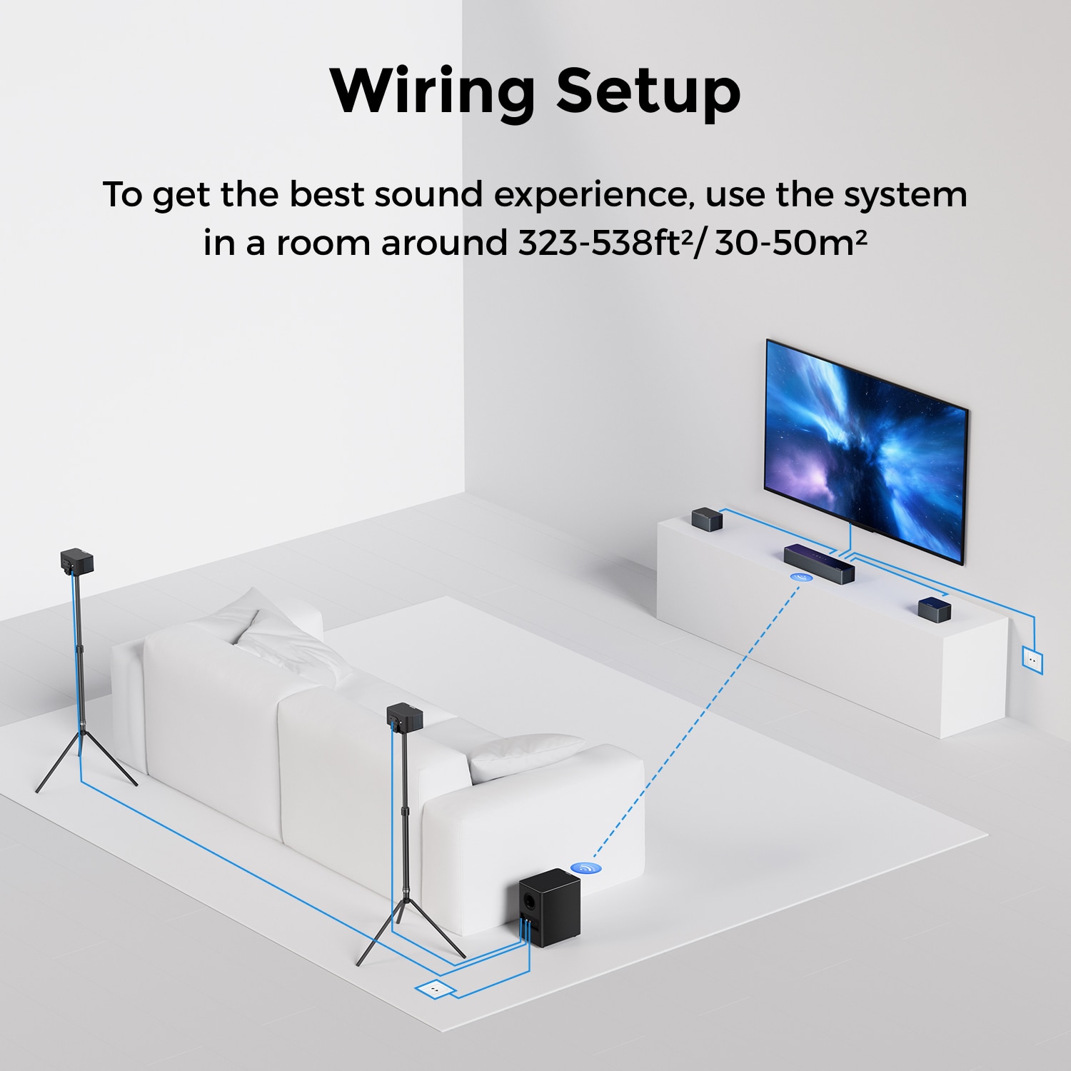 LATEST Poseidon D80 Boom – 7.1ch soundbar with Dolby Atmos, subwoofer, 500W