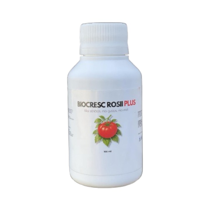 Stimulator de legare si rodire pentru tomate, Biocresc Rosii Plus, 100 ml
