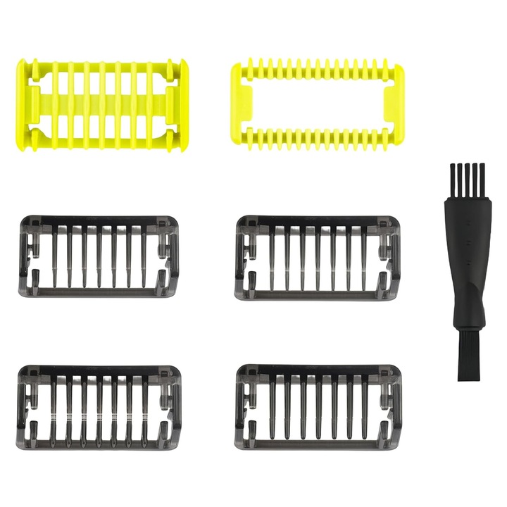 Vezetőfésű 1/2/3/5 MM Csere védőburkolat szakállvágóhoz, Trimmer védőburkolat, Kompatibilis a Norelco QP6510 QP2531 QP2522 QP2521 QP2510 QP2620 QP2630 QP2530 QP2520 modellekkel