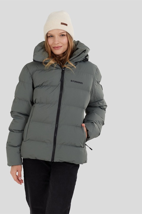 Fundango, Geaca cu vatelina si gluga detasabila Amber, Kaki