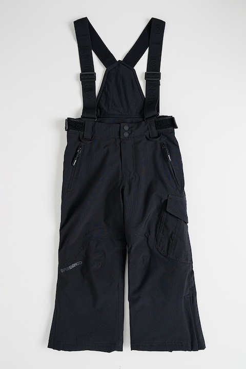 Fundango, Pantaloni cu bretele detasabile, pentru schi Berge, Negru
