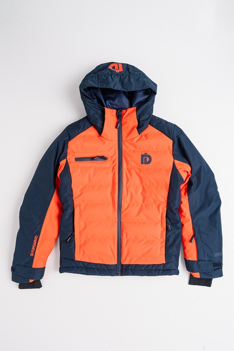 Fundango, Jacheta cu vatelina, pentru schi Orion, Portocaliu mandarina/Bleumarin